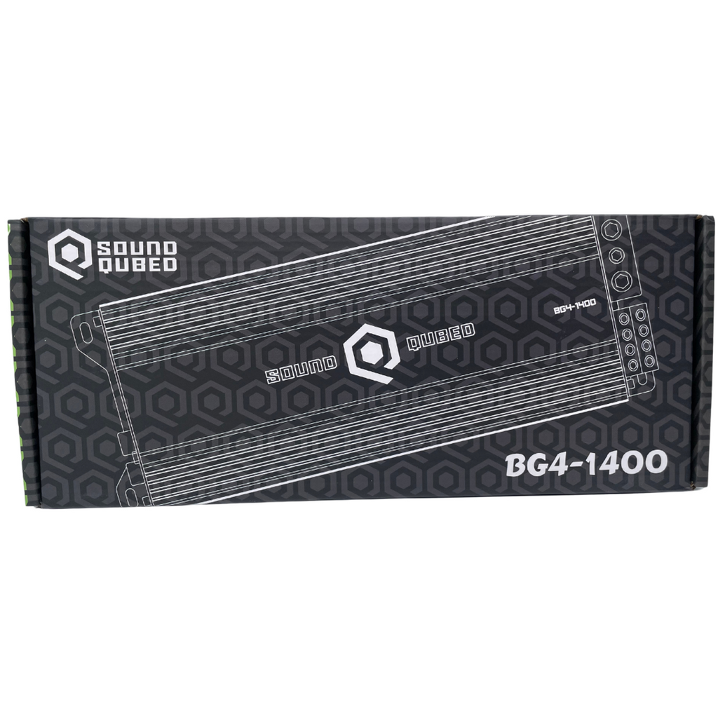 SoundQubed 1400 Watt BG4-1400 Bagger Series Amplifier (Ultra Comapct) SoundQubed