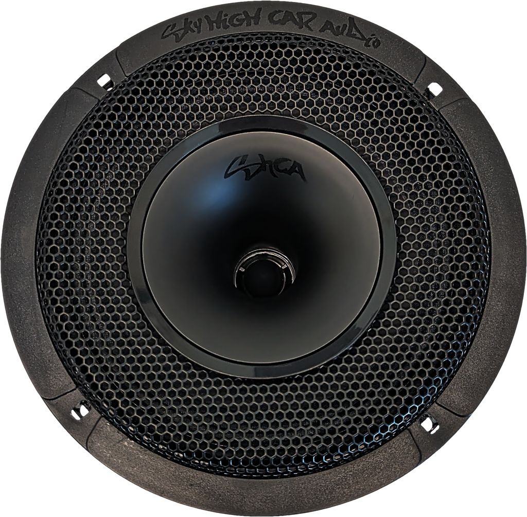 Sky High Car Audio SH-CX64SLIM 6.5" Slim Coaxial Speaker With Compression Driver Horn Sky High Car Audio