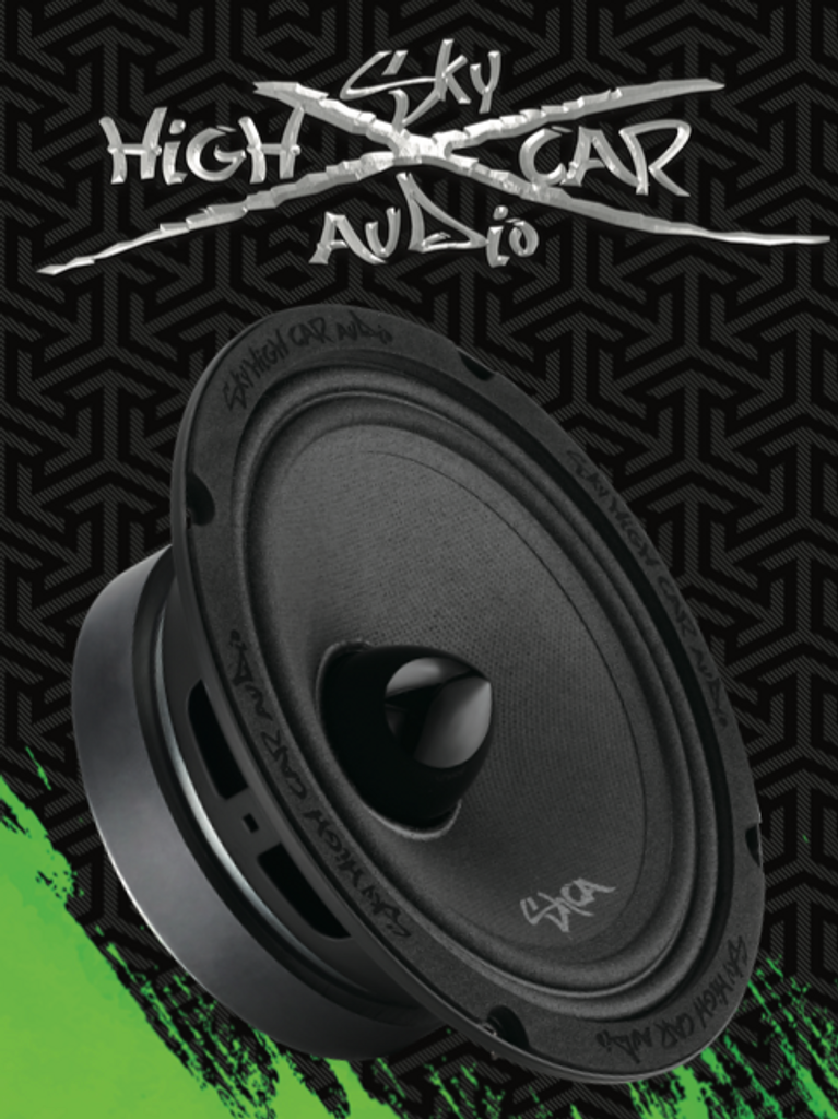 Sky High Car Audio SH-BL64B 6.5" 4 ohm Bullet Midrange Loudspeaker Sky High Car Audio