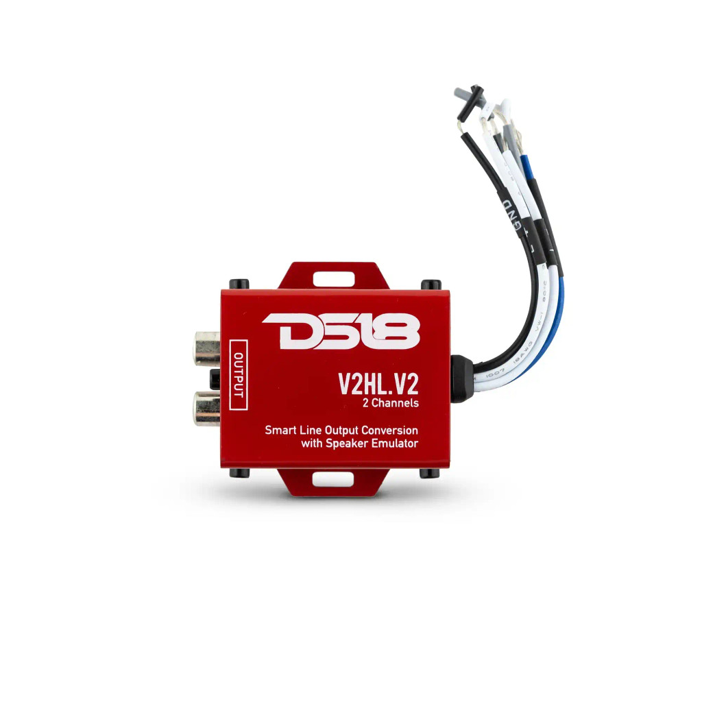 DS18 Hi/Lo Converter 2-Channel with Speaker Emulator (Remote out) 