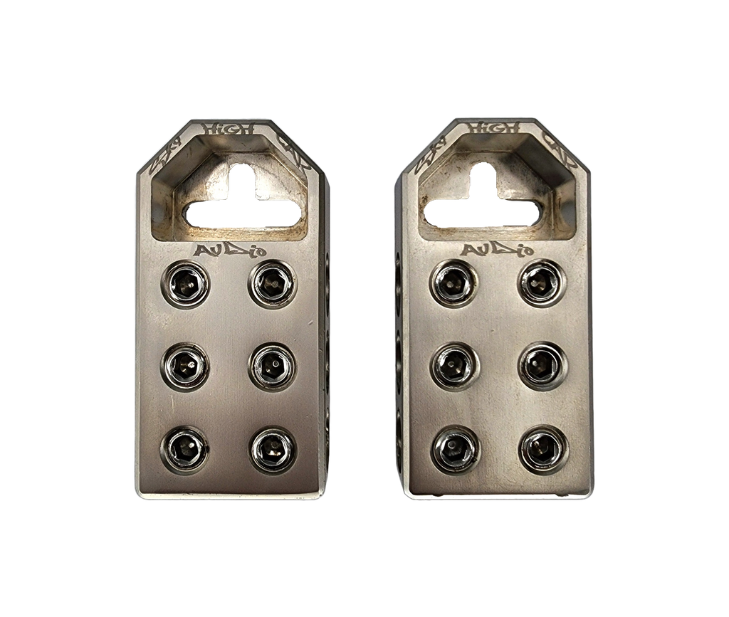 Sky High Car Audio (6) 1/0 Battery Terminals Cast Aluminum