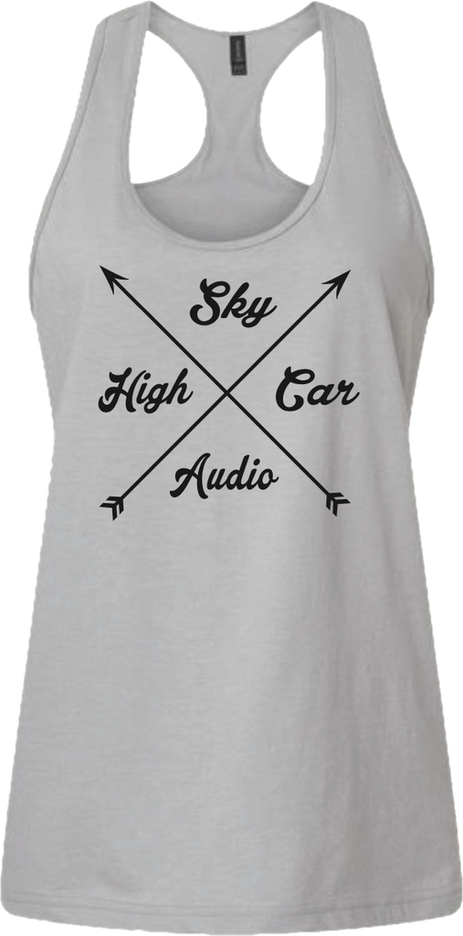 Sky High Car Audio Women's Arrows Racerback Tank