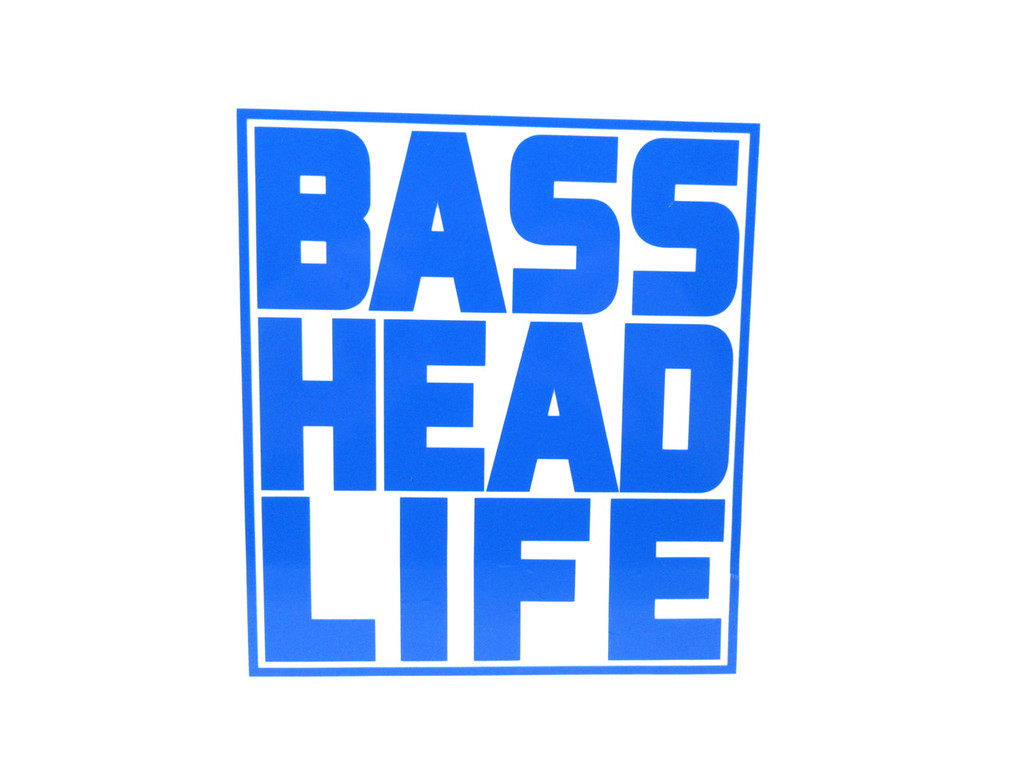 Bass Head Life  - Die Cut Decal (Solid Color)