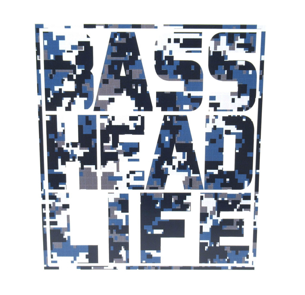 Bass Head Life - Die Cut Decal 6X6 (Patterned)