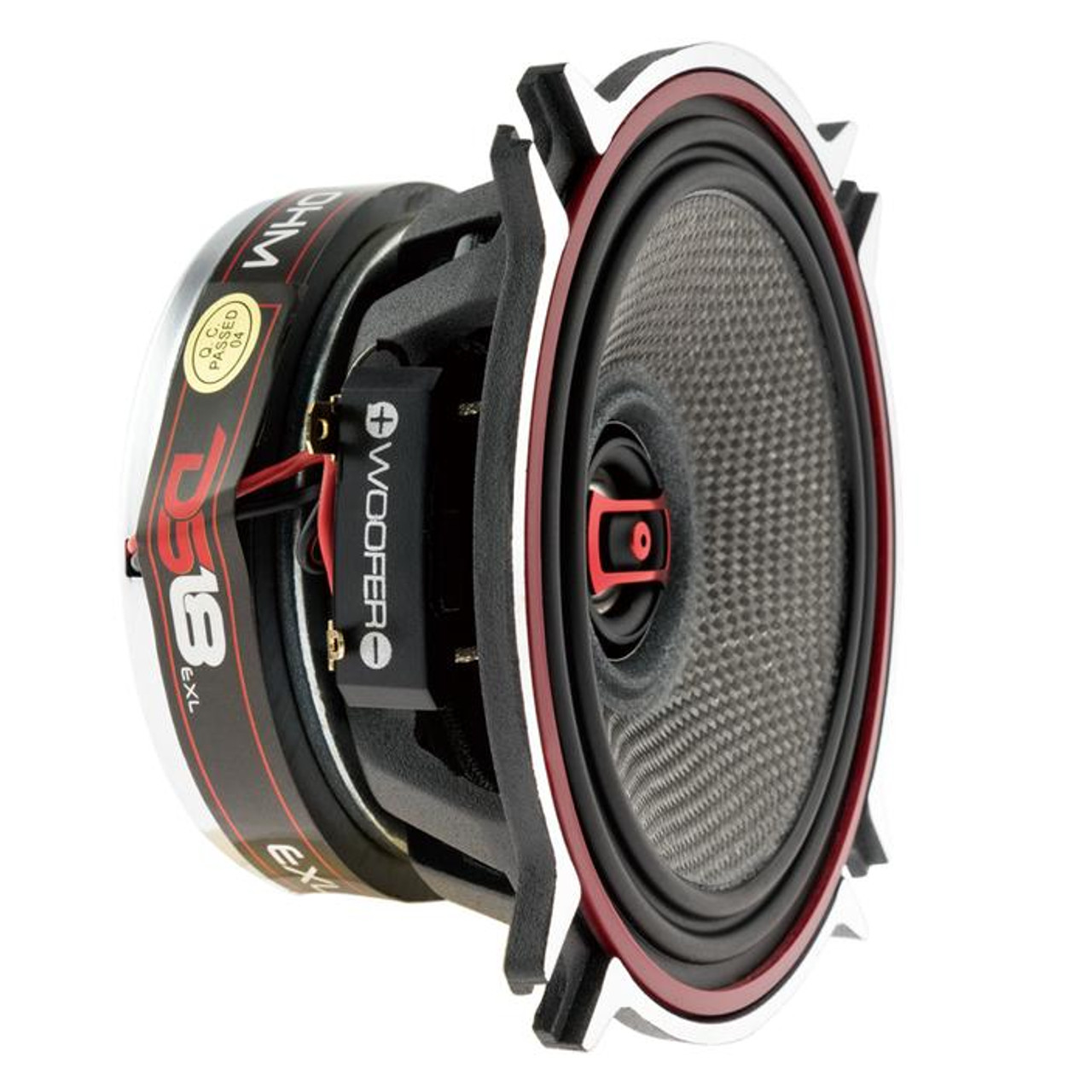 DS18 EXL-SQ4.0 4" 3 OHM 2-WAY COAXIAL SPEAKER 340 WATTS WITH FIBER GLASS CONE