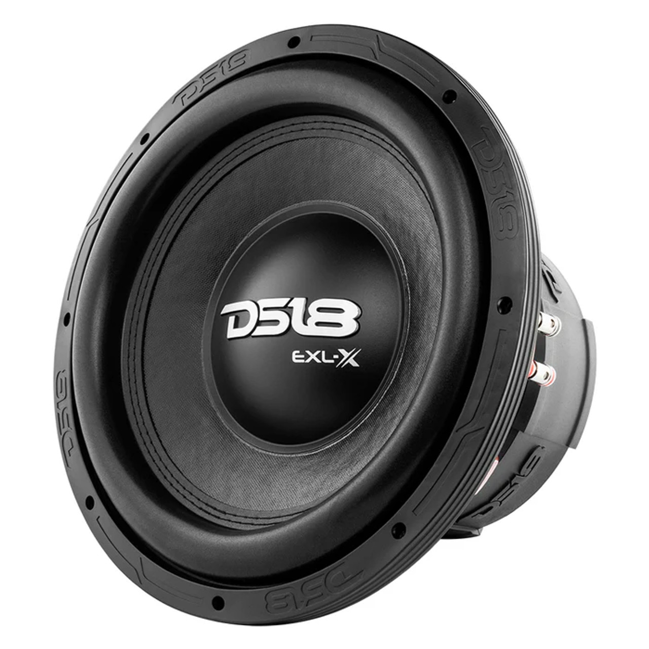 DS18 - EXL-X12.2D RED FRAME 12" SUBWOOFER 2 OHM 2500 WATTS DVC