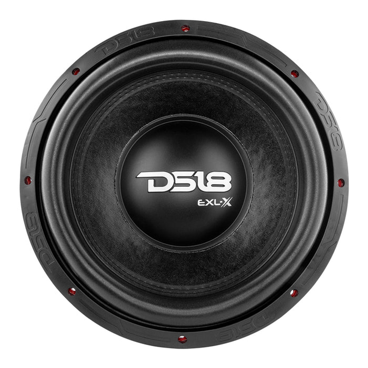 DS18 - EXL-X12.2D RED FRAME 12" SUBWOOFER 2 OHM 2500 WATTS DVC