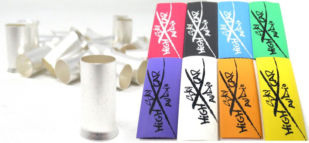4 GA Wire Ferrules With Heat Shrink - Copper Tinned