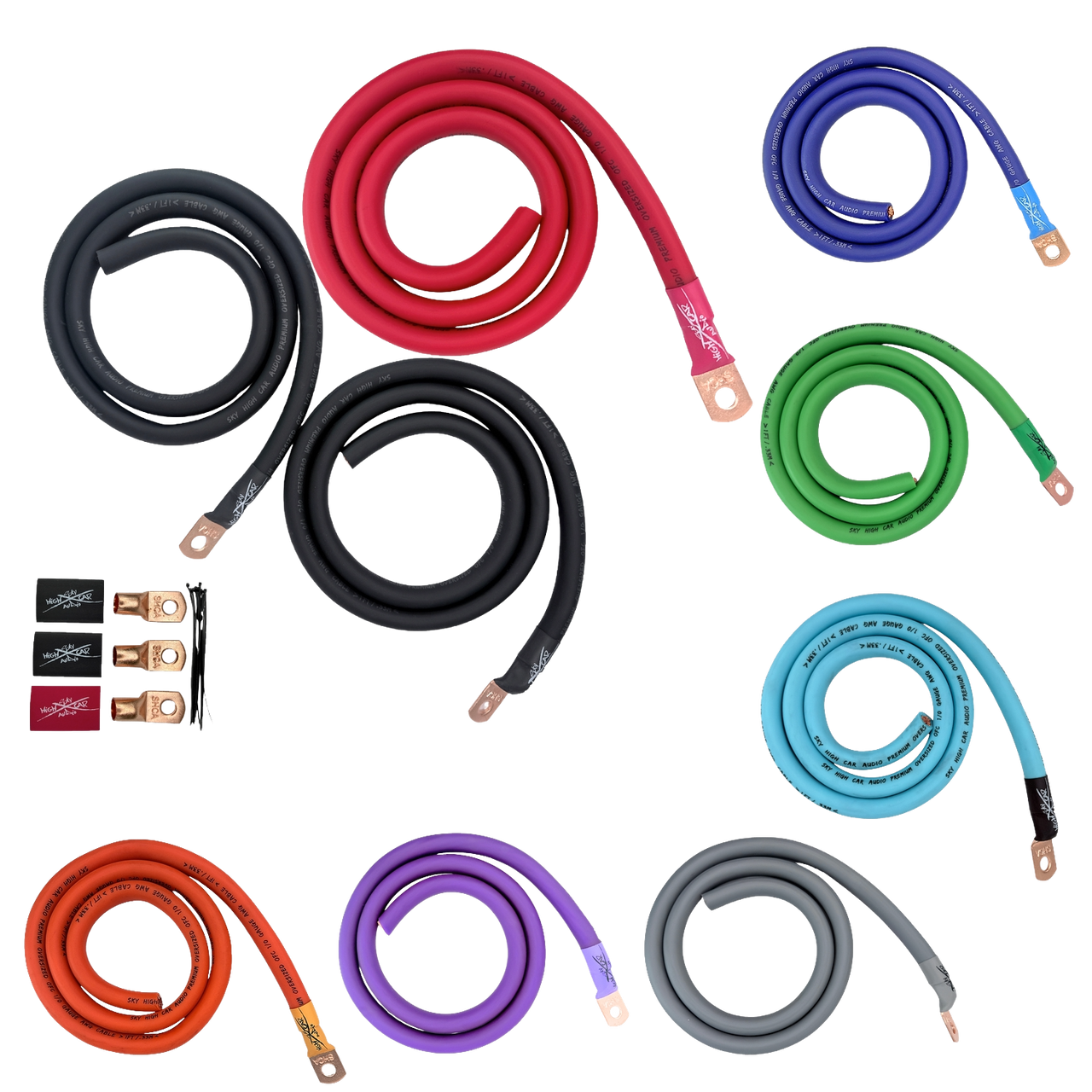 Sky High Car Audio OFC 1/0 Big 3