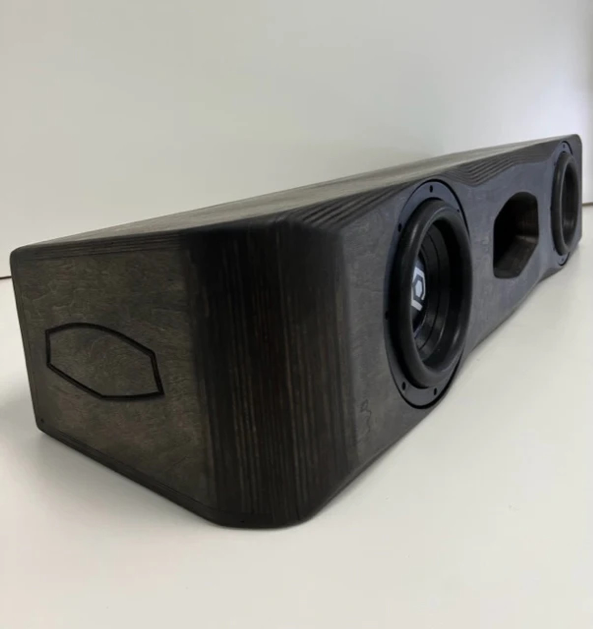 Gately Audio - FORD CREWCAB 2015 AND UP 2x 10” SUBWOOFER ENCLOSURE W/ BILLET SEAT LIFT 