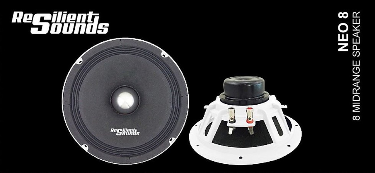 Resilient Sounds Neo 8" 250 RMS MIDRANGE SPEAKER
