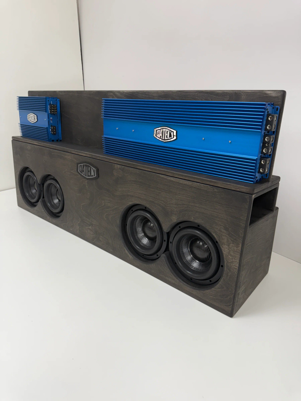 Gately Audio - DODGE MEGA CAB (APROX. ALL YEARS) 4x 8” SUBWOOFER ENCLOSURE BEHIND THE SEAT Gately Audio - DODGE MEGA CAB (APROX. ALL YEARS) 4x 8” SUBWOOFER ENCLOSURE BEHIND THE SEAT