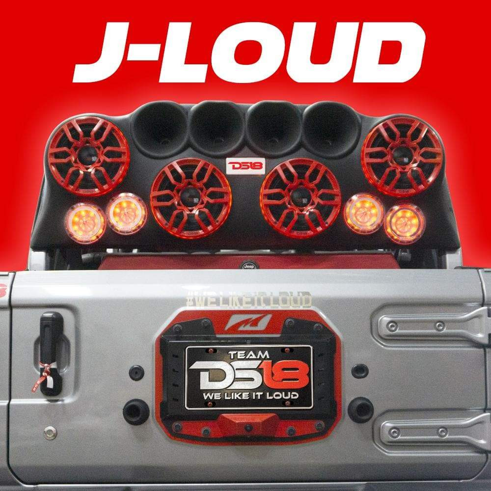 DS18 J-LOUD Jeep Wrangler JK/JKU/JL Sound Bar System - Sky High