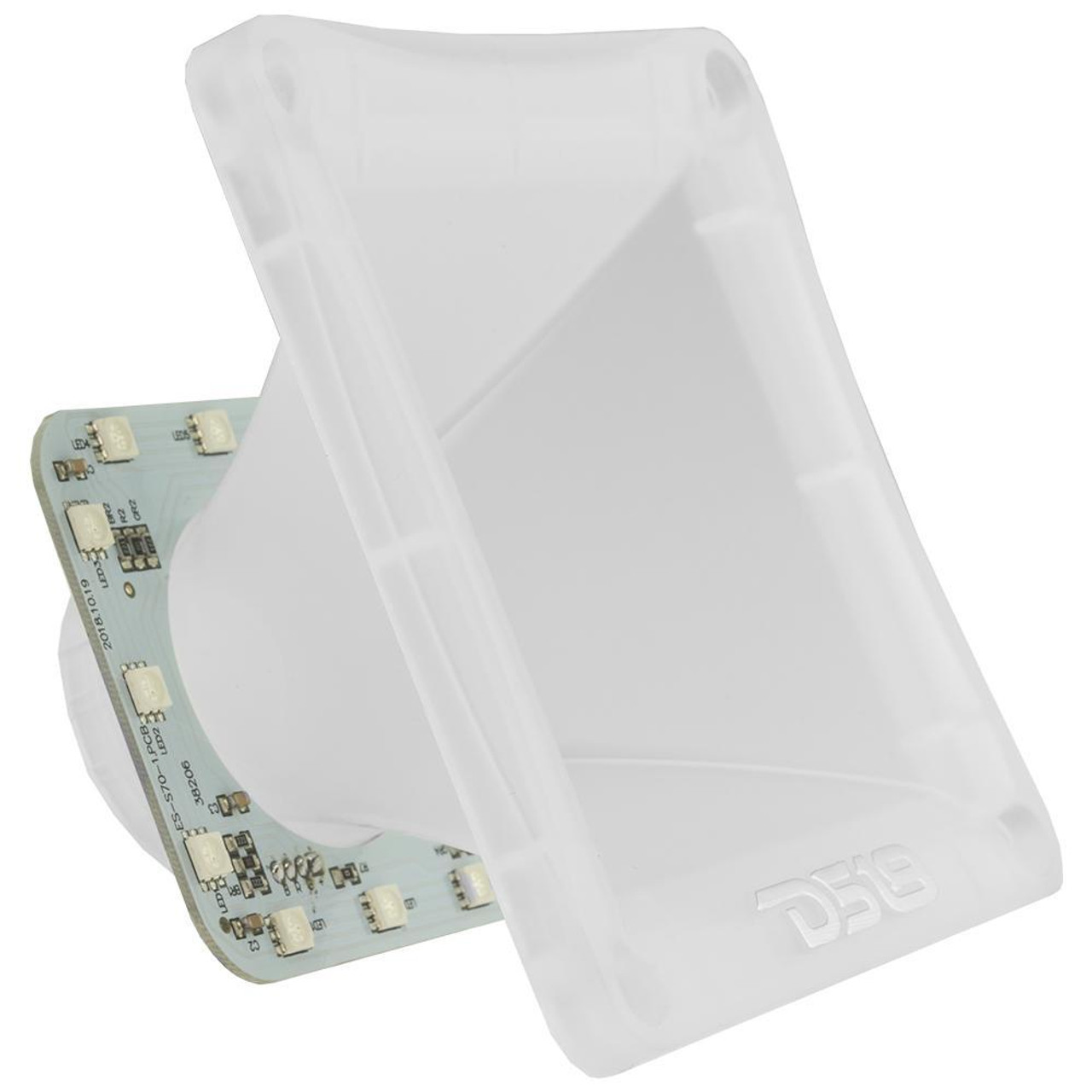 DS18 - PRO-HA44CL Transparent Plastic Horn With RGB Lighting
