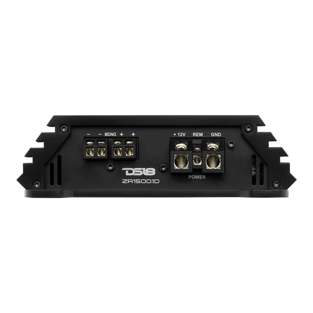 DS18 - ZR1500.1D Class D 1-Channel Monoblock Amplifier 1500 Watts