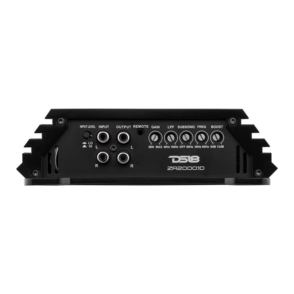 DS18 - ZR2000.1D Class D 1-Channel Monoblock Amplifier 2000 Watts