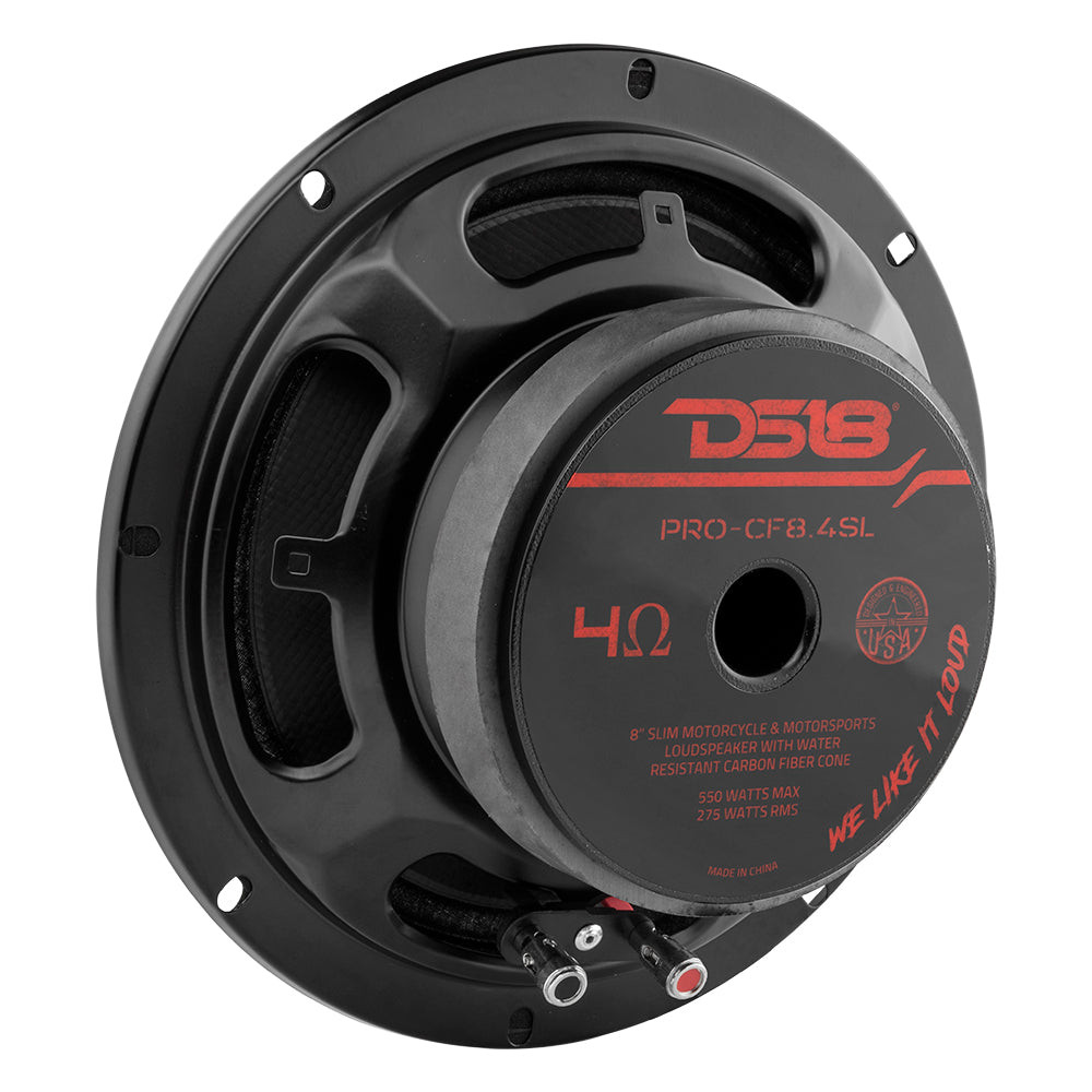8 DS18 PRO-GM8 8" 4640W Midrange Loudspeakers - 8 Ohm Pro Audio Mid Bass Bundle