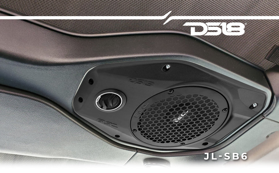 DS18 JL-SB6 Plug & Play Soundbar Enclosure Upgrade with 6.5