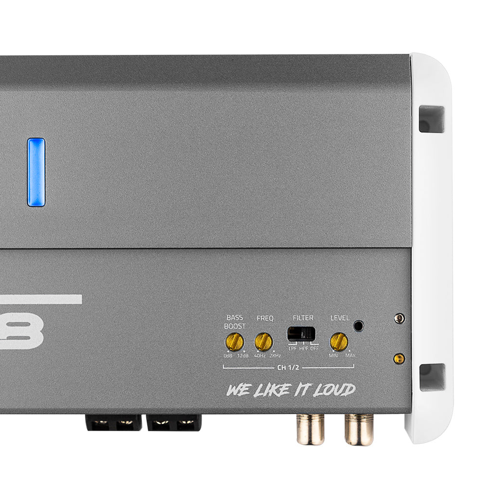 DS18 NXL-M2 Full Range 2-Channel IPX5 Marine Grade Amplifier 250x2
