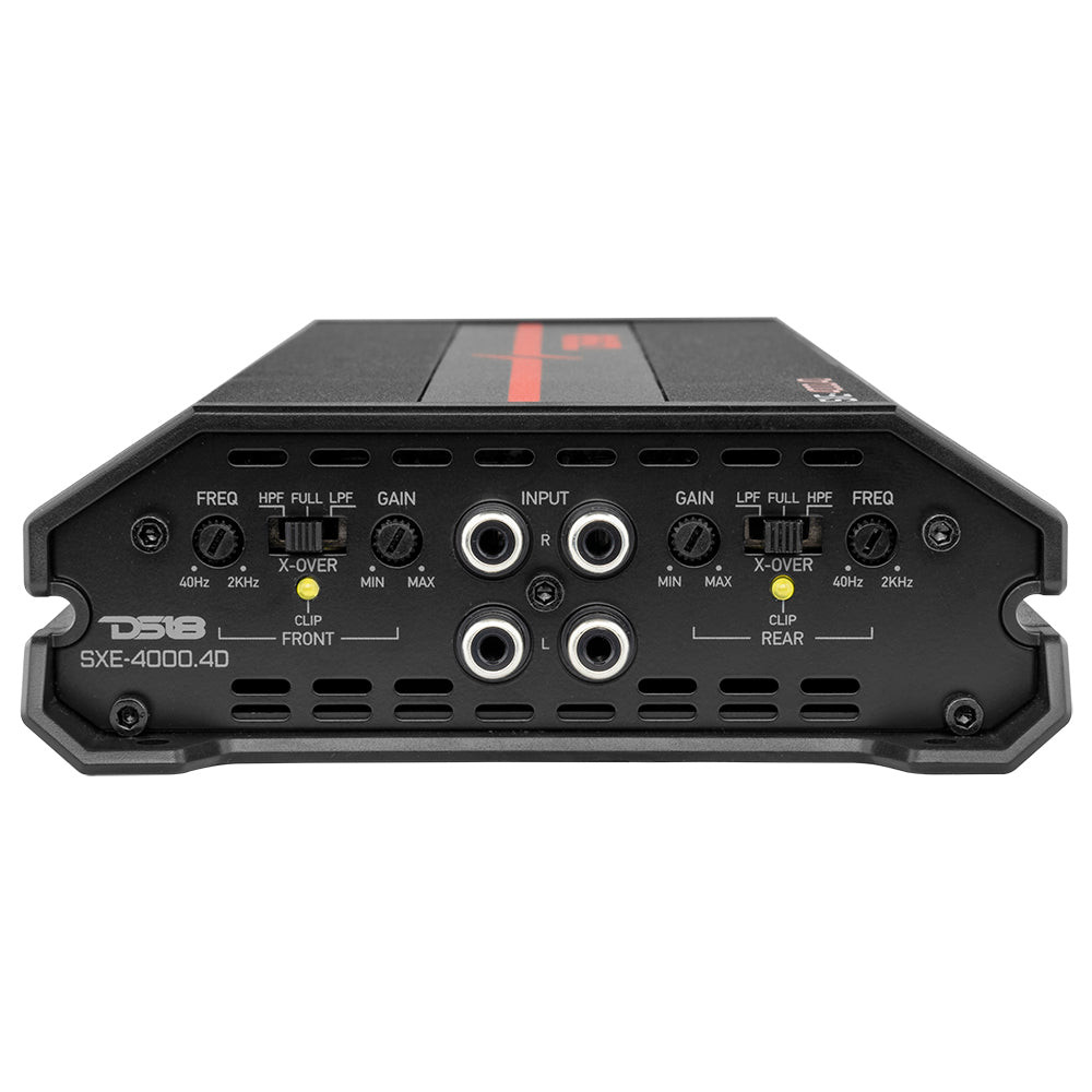 DS18 SXE-4000.4D Class D 4-Channel Full-Range Car Amplifier 275 x