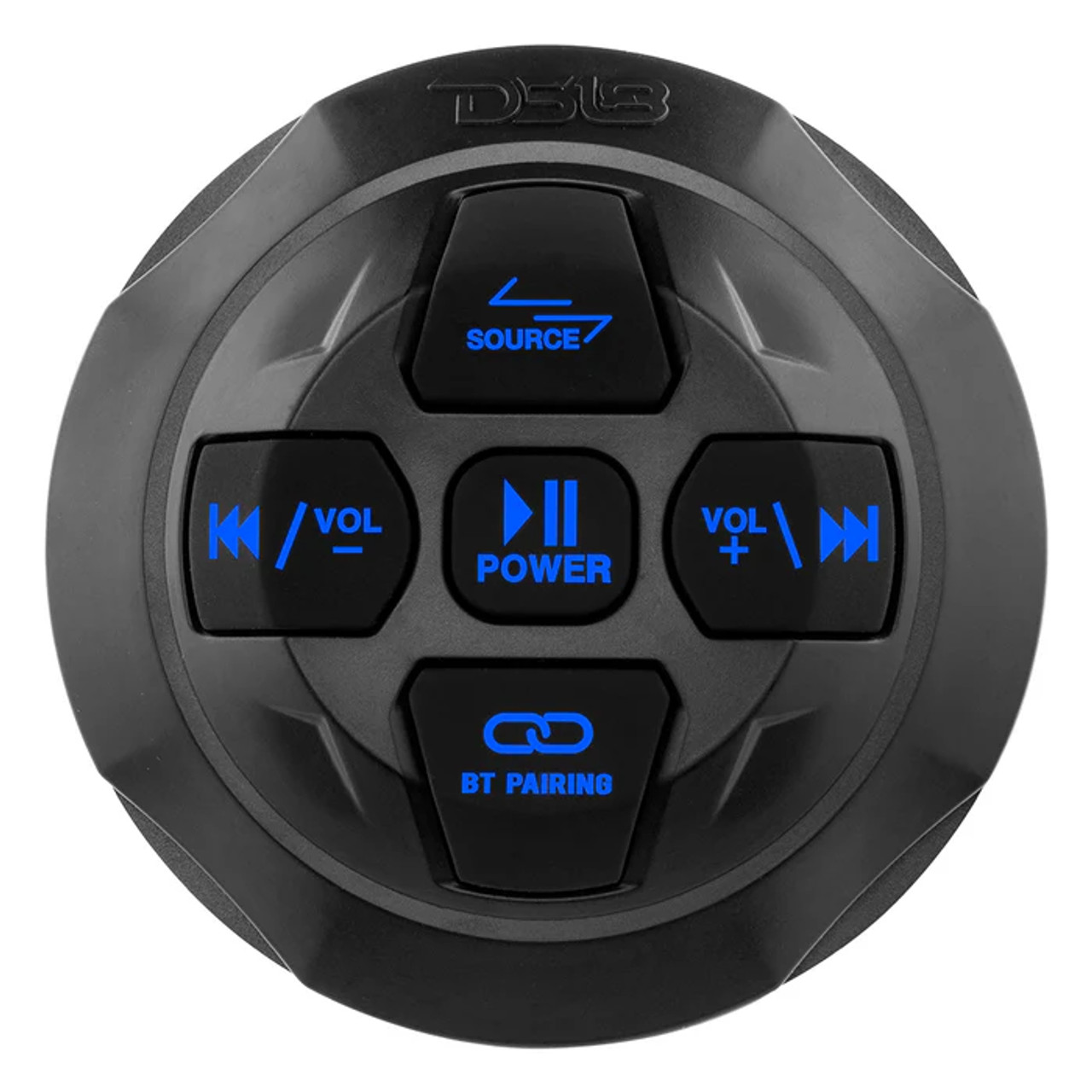 DS18 BTRCRMIC Marine Waterproof Universal Bluetooth Streaming Audio Receiver With Controller and Microphone