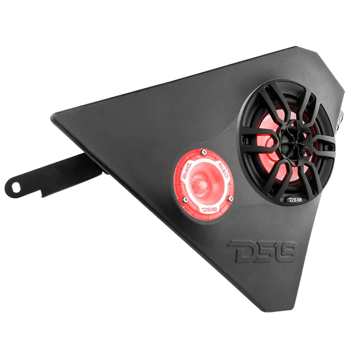 DS18 Polaris Slingshot Front Kick Panel Speaker Pods unloaded