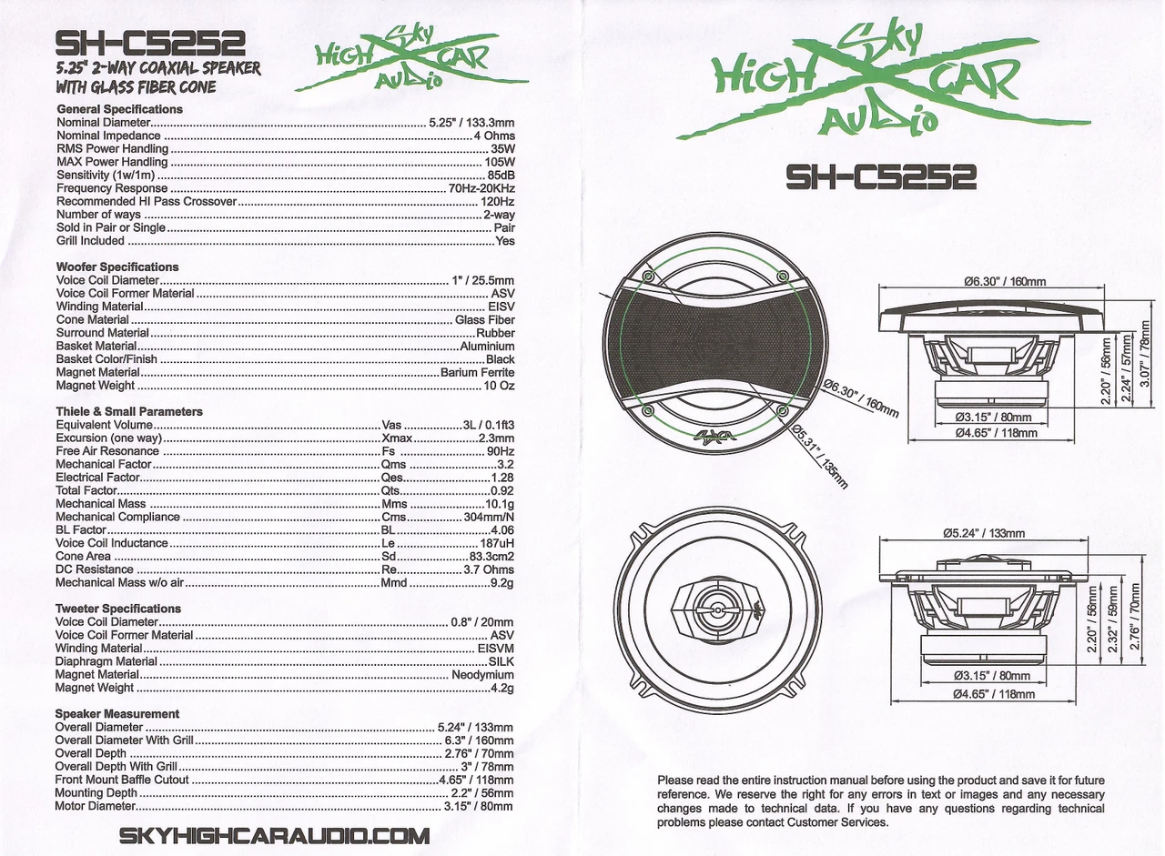 SHCA - C525 5.25