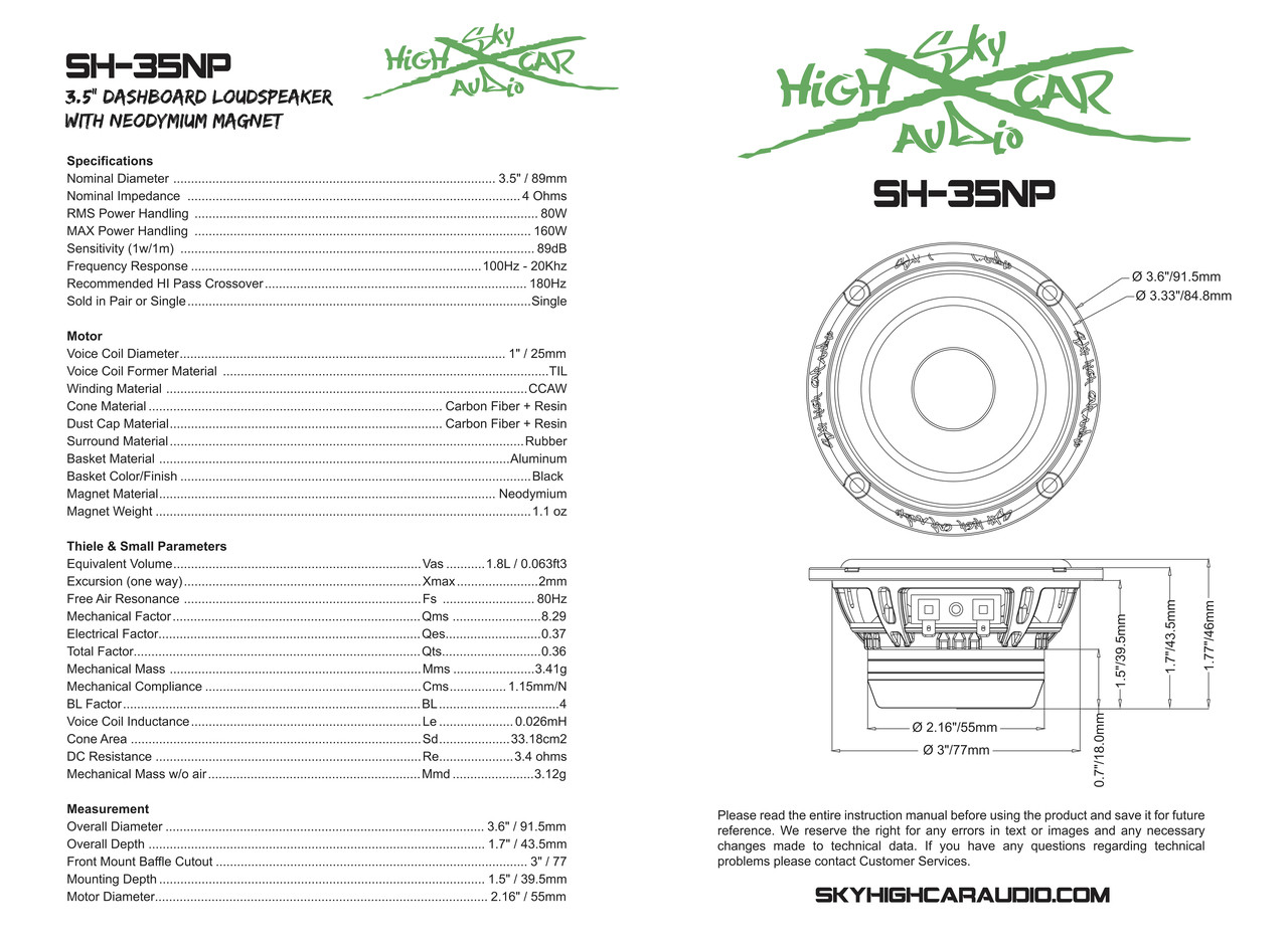 Sky High Car Audio Build-Your-Own Premium Neo Component Set