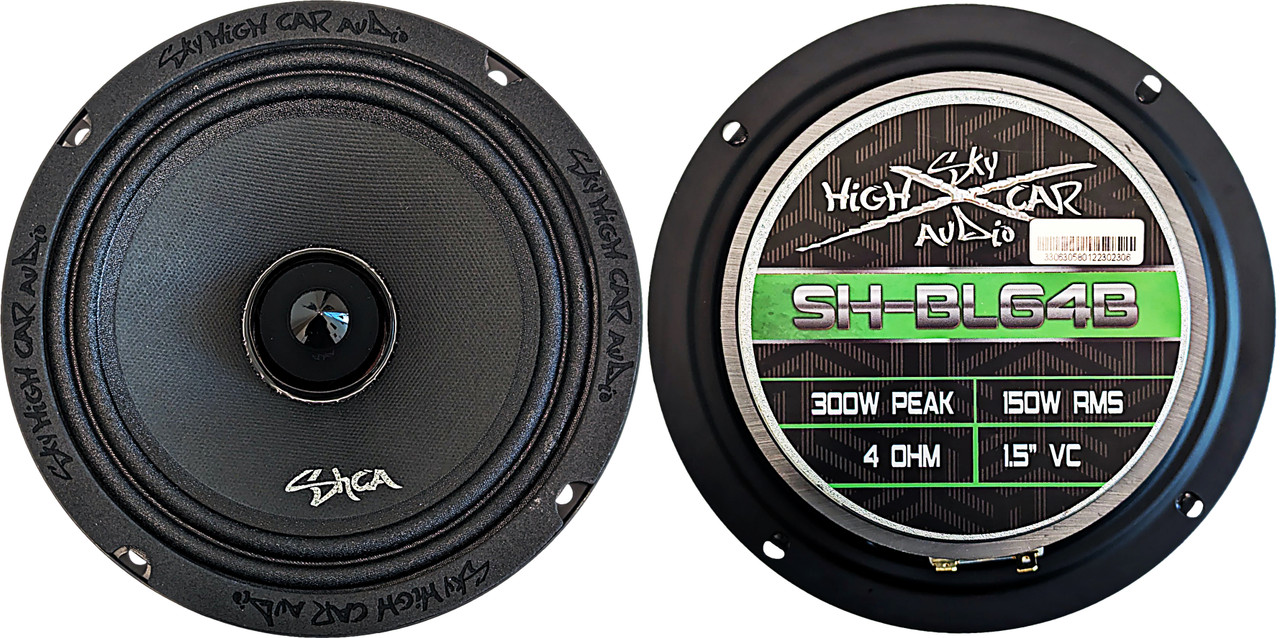 HighLine☆ページ Sky High Car Audio SH-BL64B 6.5