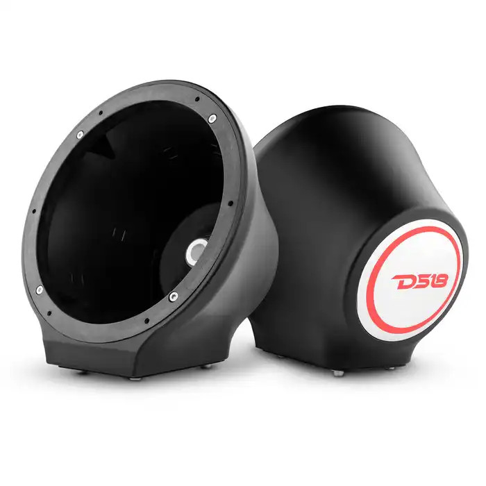DS18 8” Universal Flat Mount Speaker Pod With LED RGB Lights