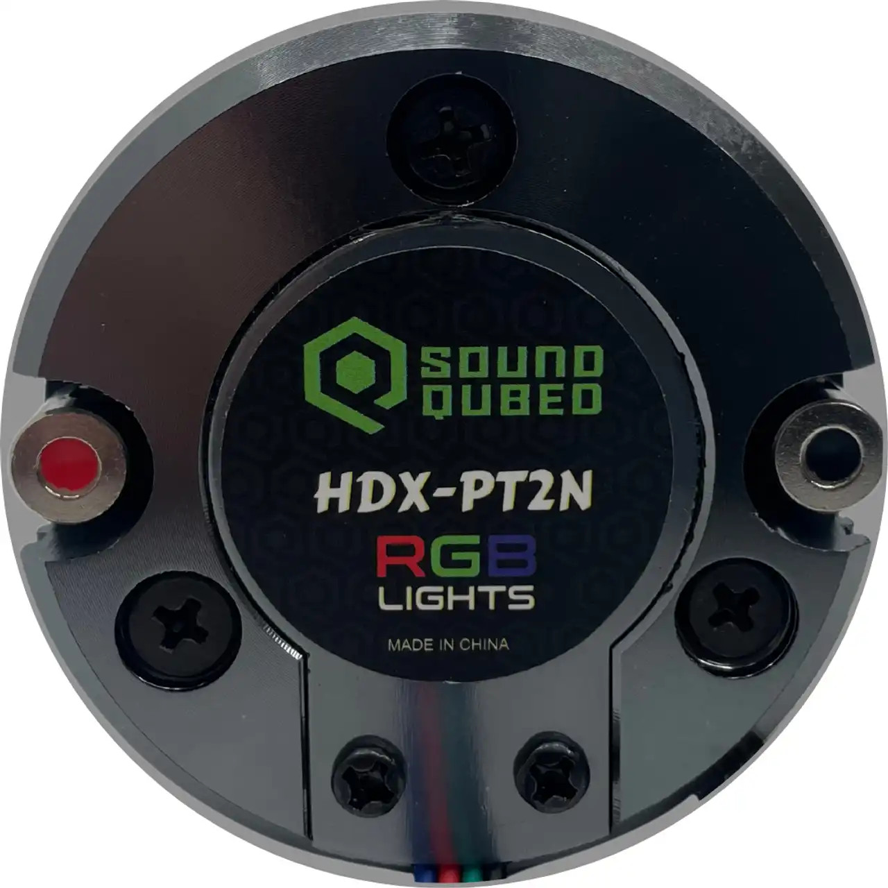 SoundQubed 1.6" HDX-PT2N Compression Neodymium Super Bullet Tweeter with RGB LED Light SoundQubed