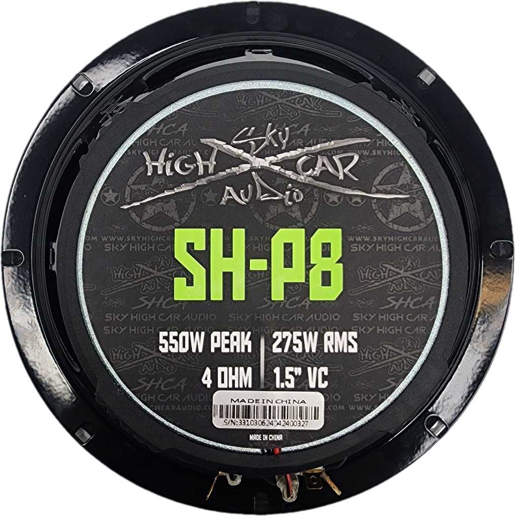 Sky High Car Audio SH-P8 8” COAXIAL MID-RANGE LOUDSPEAKER WITH 1
