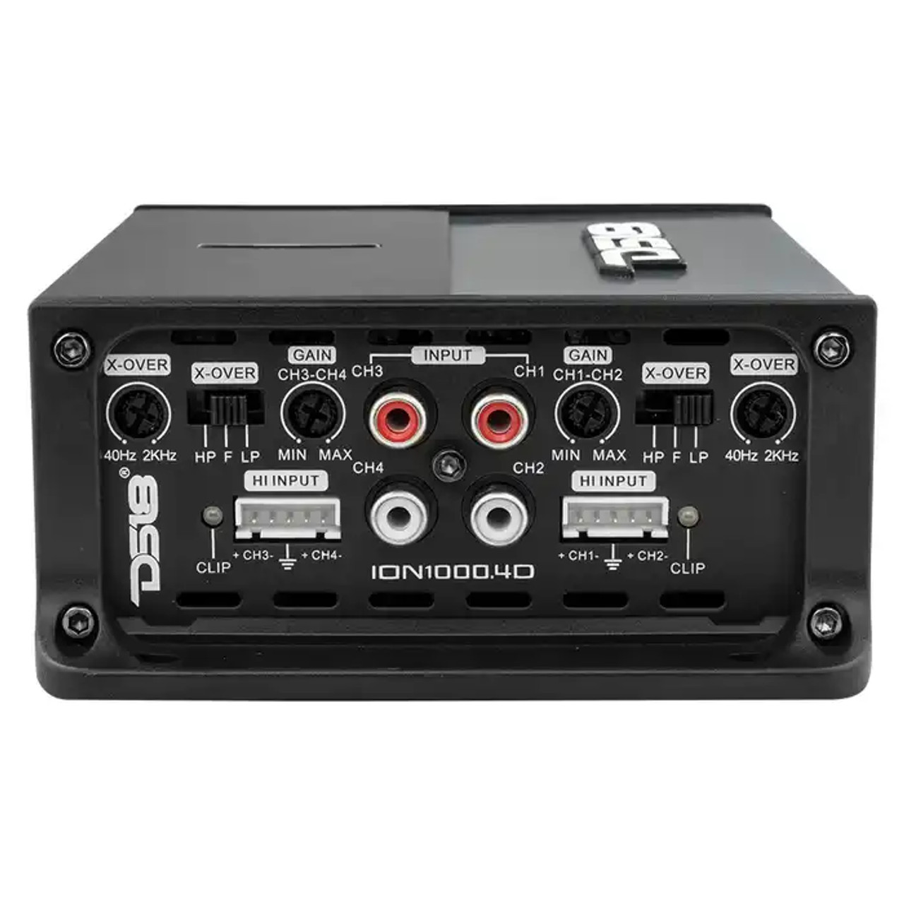 DS18 - ION Compact Full Range Class D 4-Channel Amplifier 4 x 150 Watts RMS @ 4-ohm DS18
