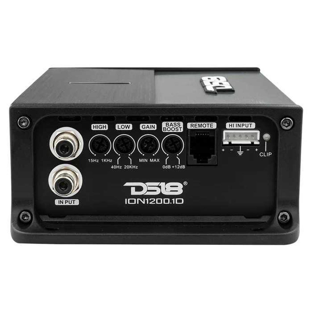 DS18-ION Compact Full Range 1 Channel Amplifier 1200 Watts RMS @ 1-Ohm DS18