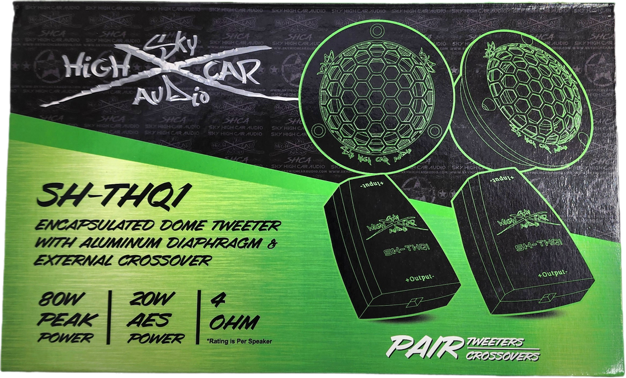 Sky High Car Audio 1.5" Encapsulated Dome Tweeters with Aluminum Diaphragm Sky High Car Audio