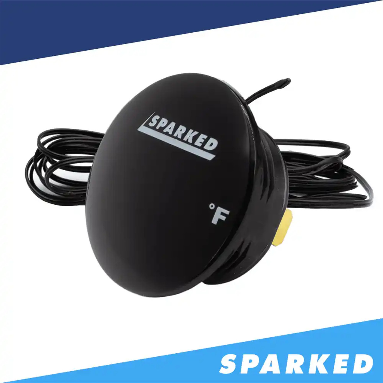 Sparked Innovations - Thermometer 12V Temperature Sensor -34°F - 200°F With 18ft Cable SPARKED INNOVATIONS