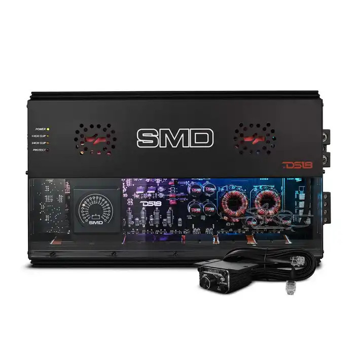 SMD - 500.4 4-Channel Class AB Amplifier with VM-1 Voltmeter and