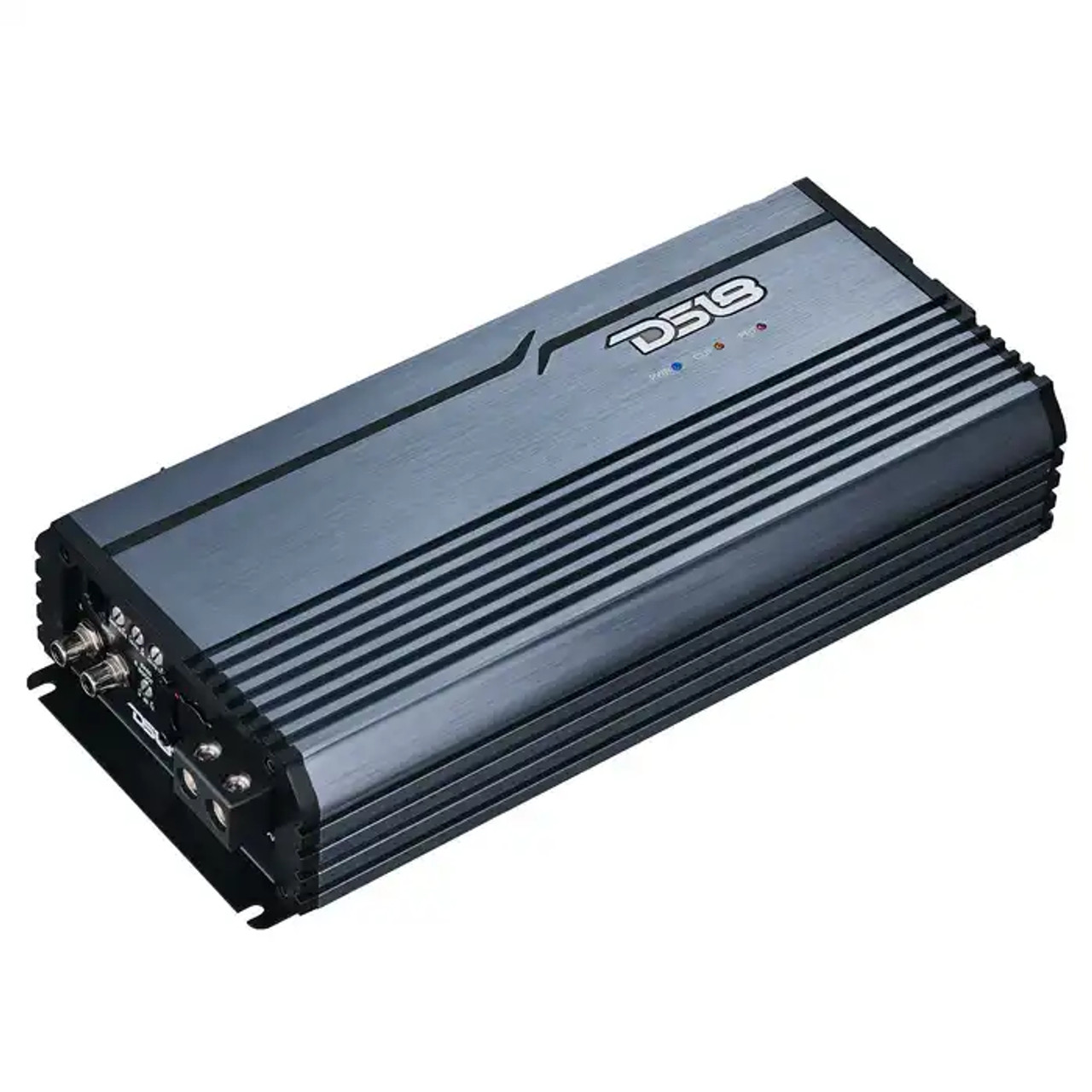 DS18 FRP Compact Full-Range Class D 1-Channel Amplifier 5,000 Watts Rms @ 1-Ohm Titanium DS18