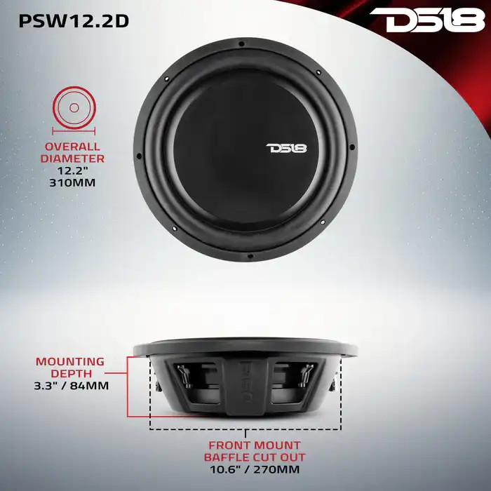 DS18 - PS Shallow-Mount Water Resistant 12
