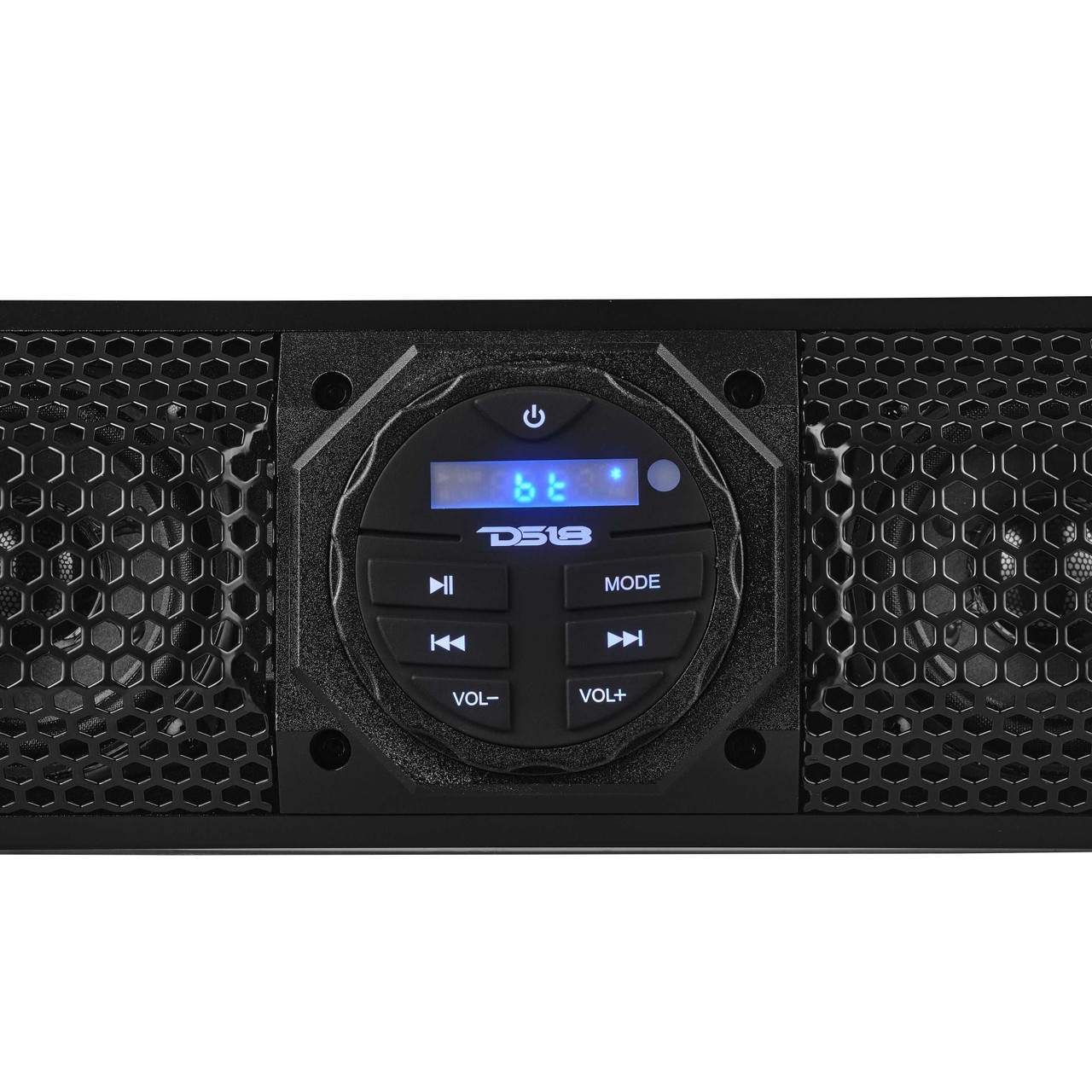 DS18 24" Marine Sound Bar Speaker System, 6 Speakers 600 Watts, Bluetooth® v5.0, Rotating Control Panel DS18