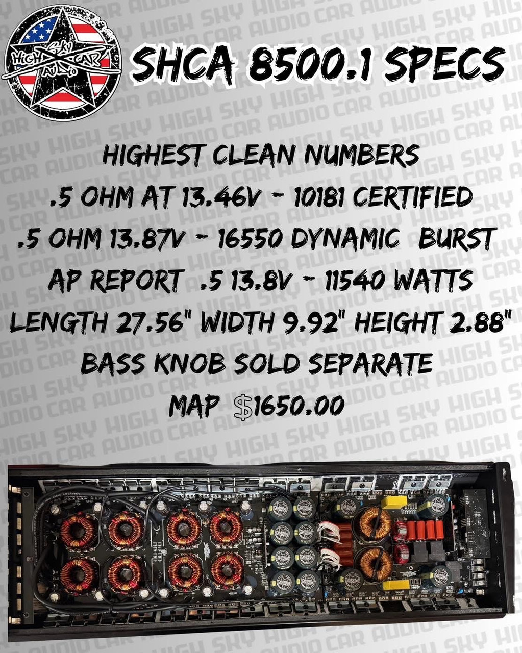 Sky High Car Audio 8500.1