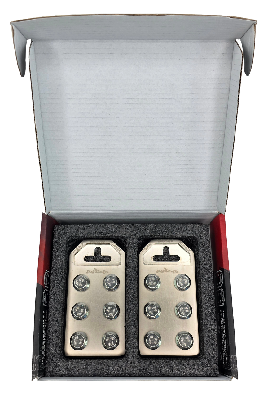 Sky High Car Audio Cast Flat 6 Spot Battery Terminals