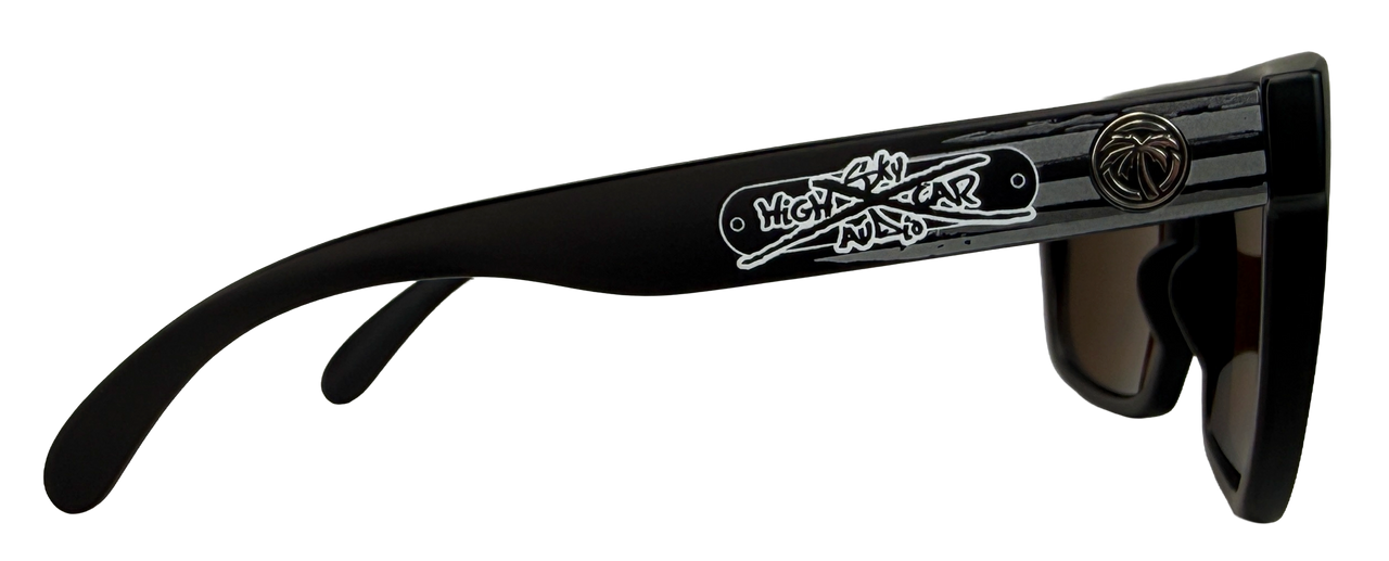 SHCA x Heatwave Regulator Sunglasses: Black with Gold Rush Lens