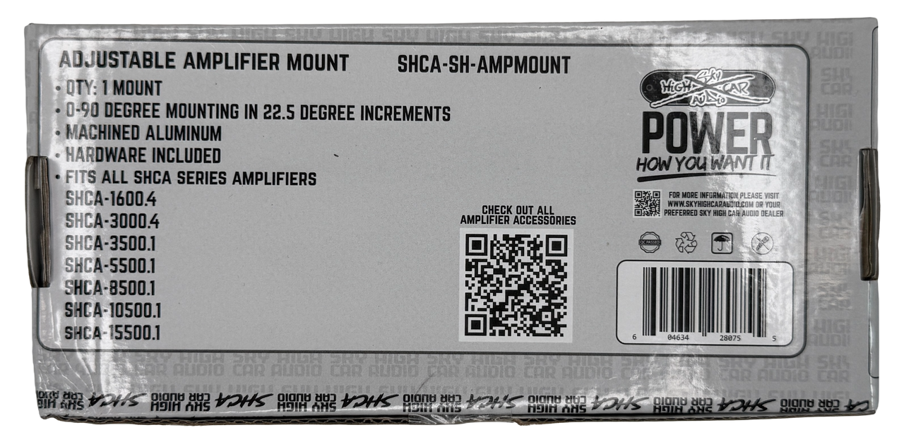 Sky High Car Audio Adjustable Amplifier Mount 