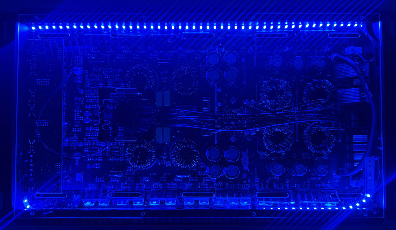 Sky High Car Audio Amplifier LED Backplate Lighting Kit