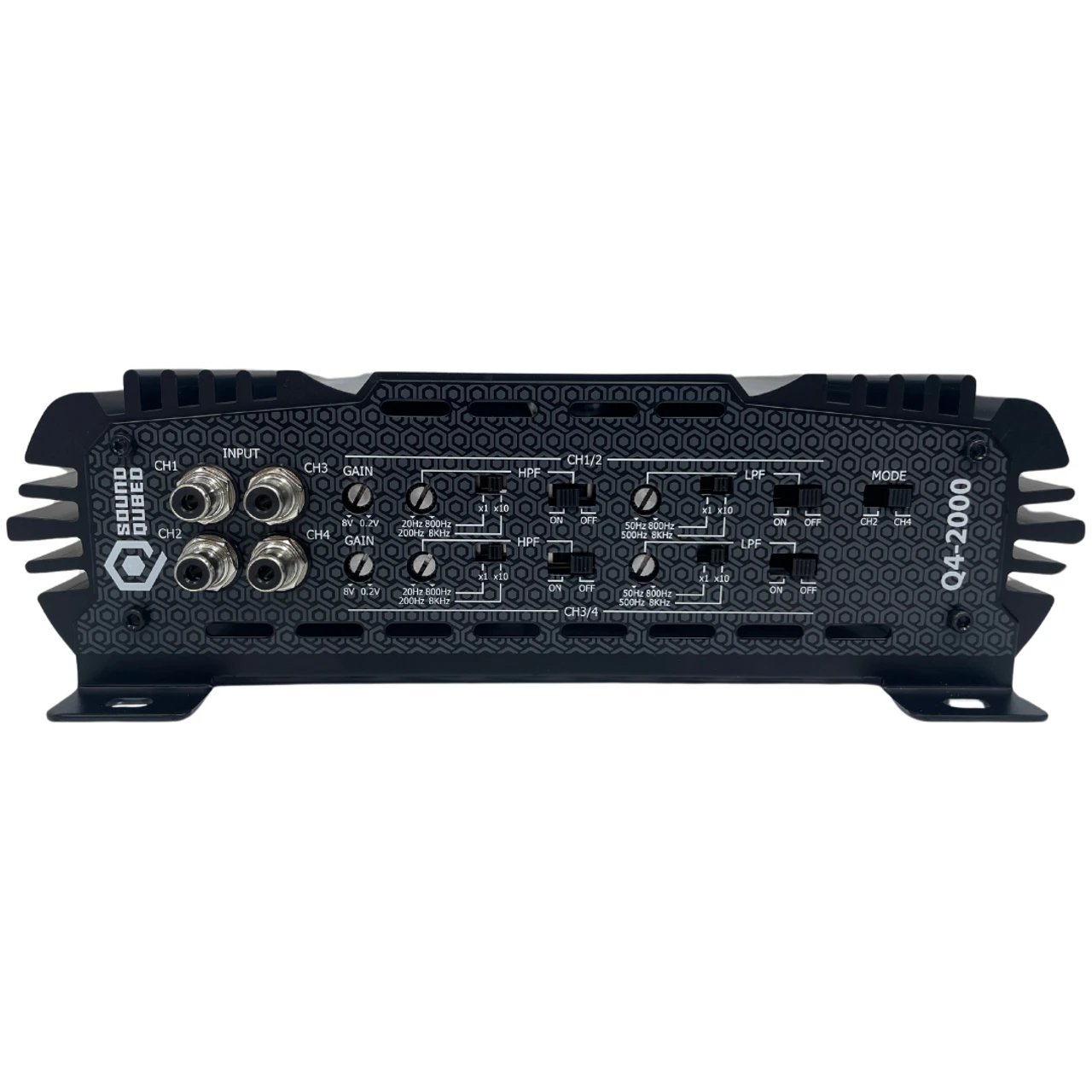 B Stock - SoundQubed 2000 Watt Q4-2000 Q series 4 Channel Amplifier SoundQubed