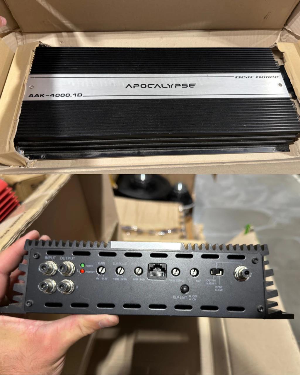 B Stock - Deaf Bounce 4000.1 monoblock amplifier SoundQubed