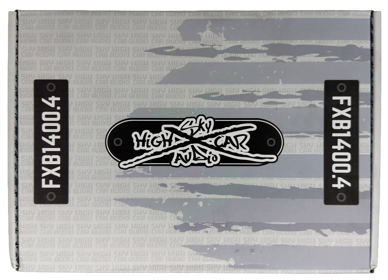 Sky High Car Audio FXB 1400.4 4 Channel Amplifier 