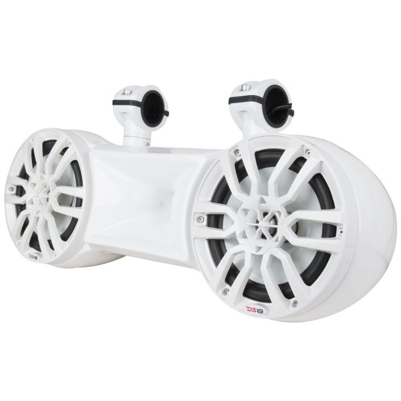 DS18 Hydro Dual 6.5" Double Wakeboard Pod Tower Speaker w/ 1.35" Driver & RGB LED Lights