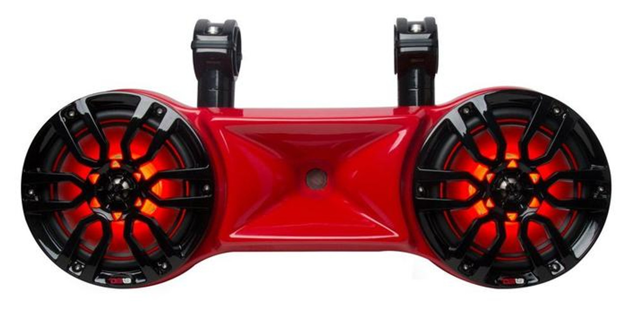 DS18 Hydro Dual 6.5" Double Wakeboard Pod Tower Speaker w/ 1.35" Driver & RGB LED Lights